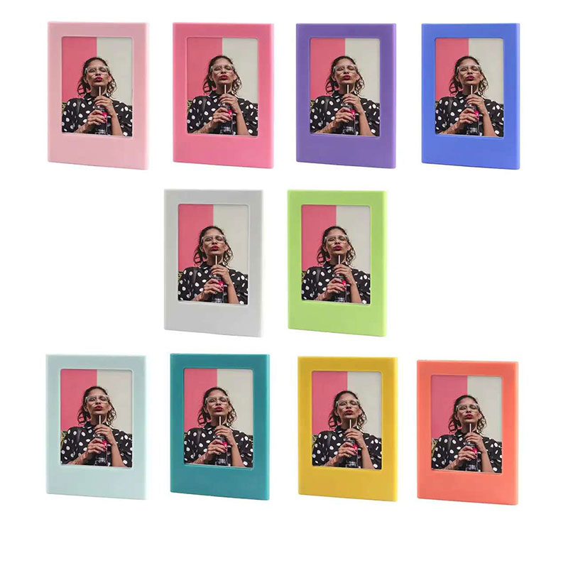 Фоторамки магнітні для instax mini розміру різнокольорові 10 шт в комплекті 