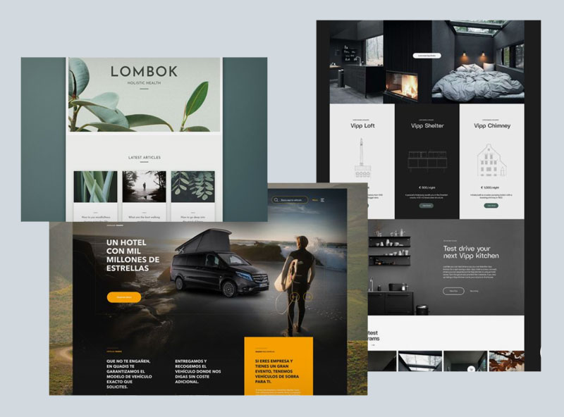 Landing page