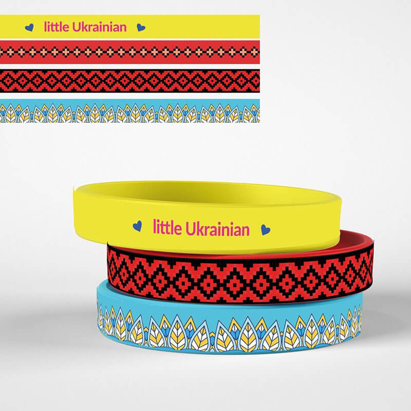 Браслет силіконовий: Little Ukrainian