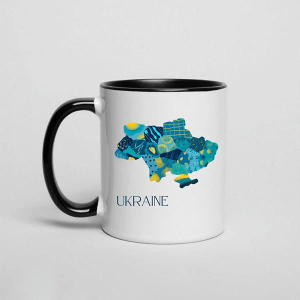 Чашка: Карта Ukraine