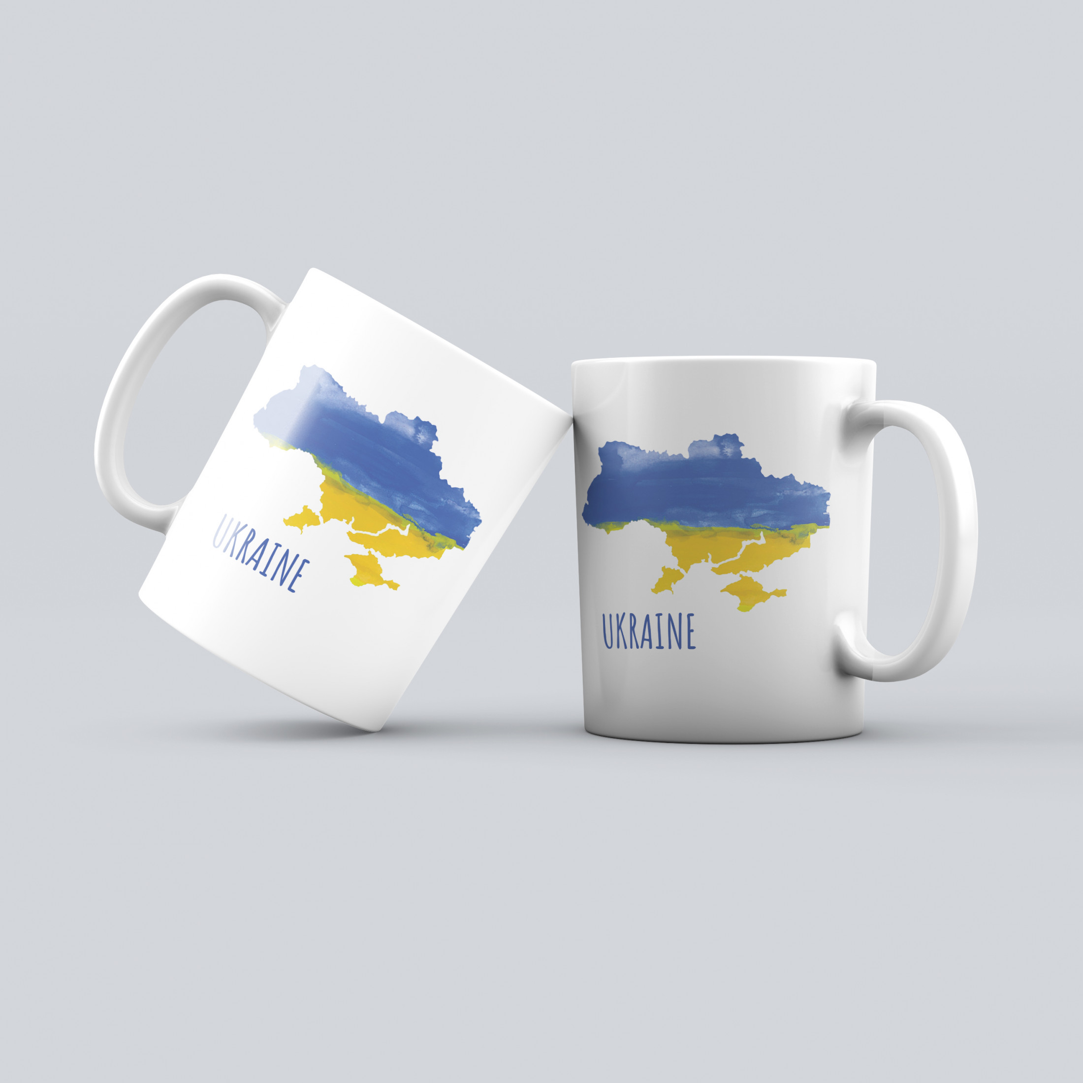 Чашка: Карта України
