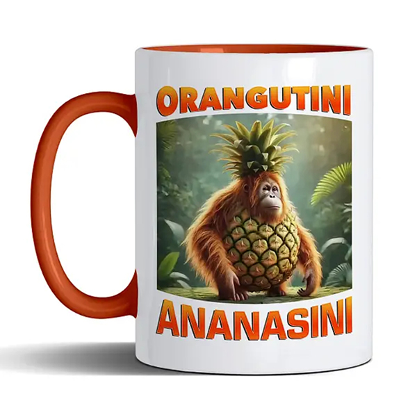 Чашка: Orangutini Ananasini