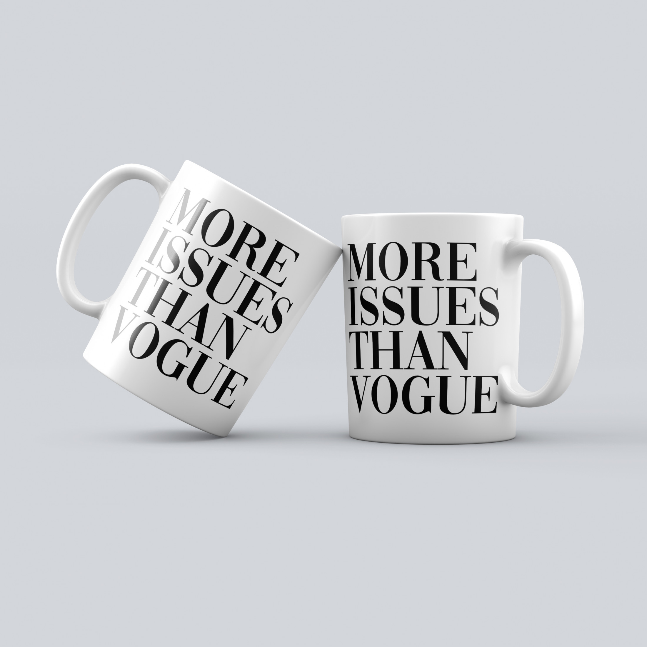 Чашка: More issues than vogue