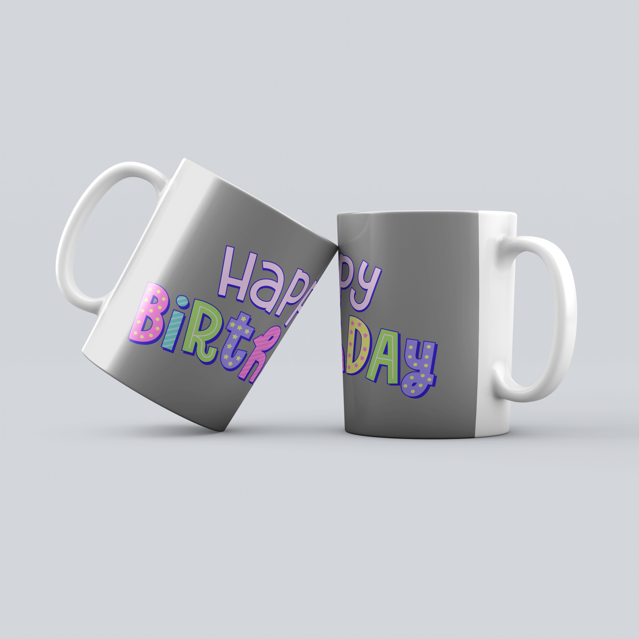 Чашки: Happy Birthday